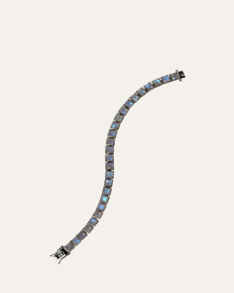 Square Labradorite Tennis Bracelet